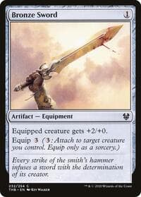 Bronze Sword - Theros Beyond Death - Magic: The Gathering card
