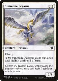 Sunmane Pegasus - Theros Beyond Death - Magic: The Gathering card