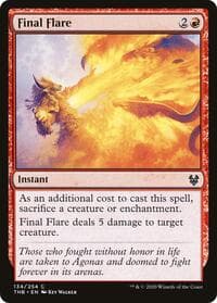 Final Flare - Theros Beyond Death - Magic: The Gathering card