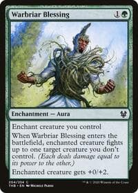 Warbriar Blessing - Theros Beyond Death - Magic: The Gathering card