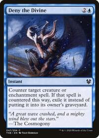 Deny the Divine - Theros Beyond Death - Magic: The Gathering card