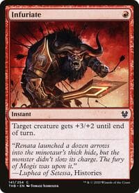 Infuriate - Theros Beyond Death - Magic: The Gathering card