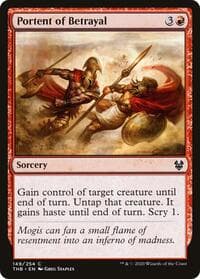 Portent of Betrayal - Theros Beyond Death - Magic: The Gathering card