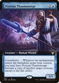 Protean Thaumaturge (Extended Art) - Theros Beyond Death - Magic: The Gathering card
