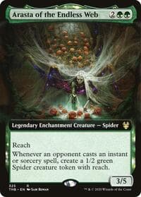 Arasta of the Endless Web (Extended Art) - Theros Beyond Death - Magic: The Gathering card