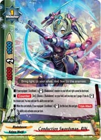 Conduction Swordsman, RIN - Perfected Time Ruler - Future Card BuddyFight card