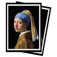 Fine Art Standard Deck Protector sleeves - The Girl with the Pearl Earring (100-Pack) - Ultra Pro Card Sleeves - Card Sleeves card