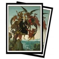 Fine Art Standard Deck Protector sleeves - Torment of Saint Anthony (100-Pack) - Ultra Pro Card Sleeves - Card Sleeves card