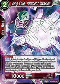 King Cold, Imminent Invasion - Universal Onslaught - Dragon Ball Super: Masters card
