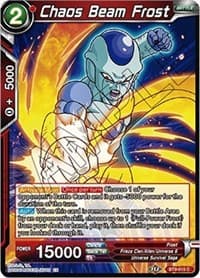 Chaos Beam Frost - Universal Onslaught - Dragon Ball Super: Masters card