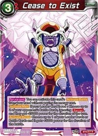Cease to Exist - Universal Onslaught - Dragon Ball Super: Masters card