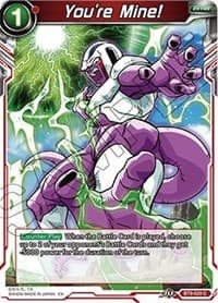 You're Mine! - Universal Onslaught - Dragon Ball Super: Masters card