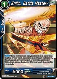 Krillin, Battle Mastery - Universal Onslaught - Dragon Ball Super: Masters card