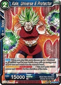 Kale, Universe 6 Protector - Universal Onslaught - Dragon Ball Super: Masters card