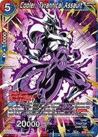Cooler, Tyrannical Assault - Universal Onslaught - Dragon Ball Super: Masters card