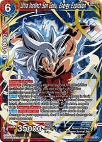 Ultra Instinct Son Goku, Energy Explosion - Universal Onslaught - Dragon Ball Super: Masters card