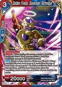 Golden Frieza, Sovereign Technique - Universal Onslaught - Dragon Ball Super: Masters card