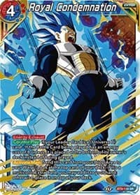 Royal Condemnation - Universal Onslaught - Dragon Ball Super: Masters card