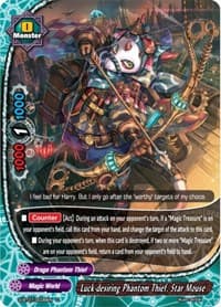 Luck-desiring Phantom Thief, Star Mouse - Perfected Time Ruler - Future Card BuddyFight card