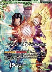 Android 20 // Androids 20, 17, & 18, Bionic Renaissance - Universal Onslaught - Dragon Ball Super: Masters card