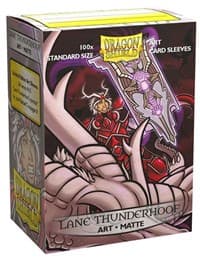 Dragon Shield Limited Edition Matte Art Sleeves - Lane Thunderhoof: Portrait (100-Pack) - Dragon Shield Card Sleeves - Card Sleeves card