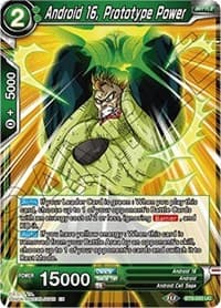 Android 16, Prototype Power - Universal Onslaught - Dragon Ball Super: Masters card