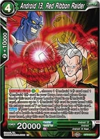 Android 13, Red Ribbon Raider - Universal Onslaught - Dragon Ball Super: Masters card