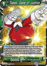 Toppo, Gaze of Justice - Universal Onslaught - Dragon Ball Super: Masters card
