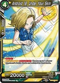 Android 18, Under Your Skin - Universal Onslaught - Dragon Ball Super: Masters card