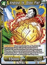 Android 14, Stoic Fist - Universal Onslaught - Dragon Ball Super: Masters card