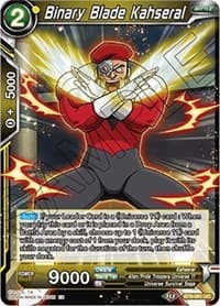 Binary Blade Kahseral - Universal Onslaught - Dragon Ball Super: Masters card