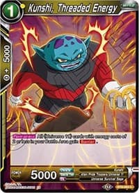 Kunshi, Threaded Energy - Universal Onslaught - Dragon Ball Super: Masters card