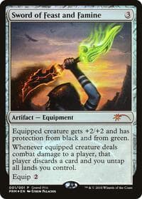 Sword of Feast and Famine - Grand Prix Promos - Magic: The Gathering card