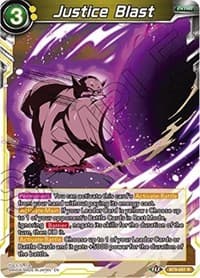 Justice Blast - Universal Onslaught - Dragon Ball Super: Masters card