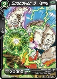 Spopovich & Yamu - Universal Onslaught - Dragon Ball Super: Masters card
