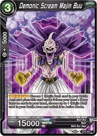 Demonic Scream Majin Buu - Universal Onslaught - Dragon Ball Super: Masters card