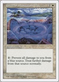 Circle of Protection: Blue - Fifth Edition - Magic: The Gathering card