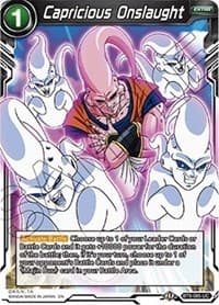 Capricious Onslaught - Universal Onslaught - Dragon Ball Super: Masters card