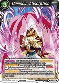 Demonic Absorption - Universal Onslaught - Dragon Ball Super: Masters card