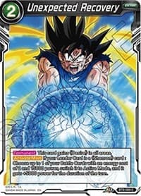 Unexpected Recovery - Universal Onslaught - Dragon Ball Super: Masters card