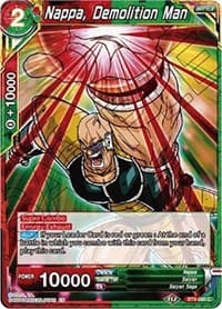 Nappa, Demolition Man - Universal Onslaught - Dragon Ball Super: Masters card