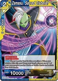 Zamasu, Sacred Disbelief - Universal Onslaught - Dragon Ball Super: Masters card