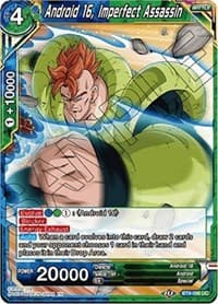 Android 16, Imperfect Assassin - Universal Onslaught - Dragon Ball Super: Masters card