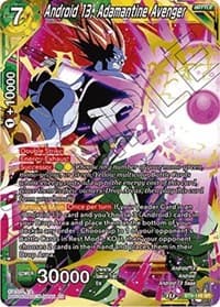 Android 13, Adamantine Avenger - Universal Onslaught - Dragon Ball Super: Masters card