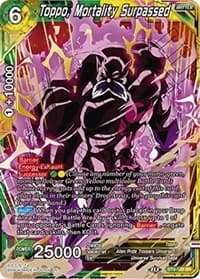 Toppo, Mortality Surpassed - Universal Onslaught - Dragon Ball Super: Masters card