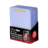 3" x 4" Gold Foil Rookie Toploader (25-Count) - Ultra Pro Toploaders - Collectible Storage card