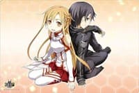 Bushiroad Rubber Mat Collection Vol.494: Sword Art Online 10th Anniversary - Kirito & Asuna - Bushiroad Playmats - Playmats card
