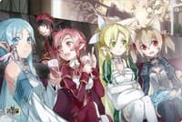 Bushiroad Rubber Mat Collection Vol.496: Sword Art Online 10th Anniversary - Phantom Bullet Group Illustration Ver. - Bushiroad Playmats - Playmats card