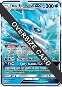 Alolan Sandslash GX - SM236 - Jumbo Cards - Pokemon card