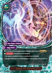 Kronos Syn Blockend - Perfected Time Ruler - Future Card BuddyFight card